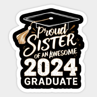 Graduate 2024 sister Sticker